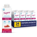Nepro Nutrition Shake for People on Dialysis, 19g Protein, 420 Calorie, Bacca mista, 8 fl oz, Confezione da 24