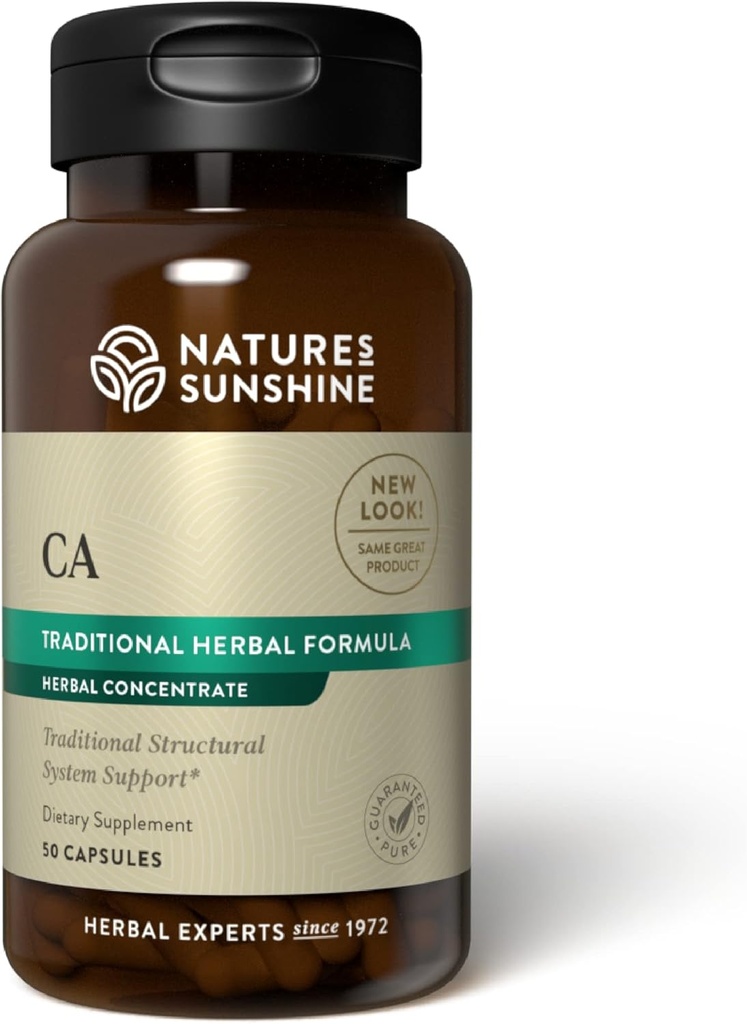 Nature's Sunshine CA, ATC Concentrated, 50 Capsules | Help Maintains the Nervous and Structure Systems