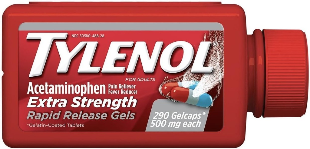 Tylenol Extra Forza Rapido rilascio Gel 500 mg - 290 ct.