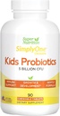Probiotiques pour enfants SuperNutrition, baies sauvages, 5 milliards UFC, 90 comprimés à croquer