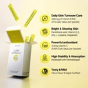 VITALBEAUTIE Super Retinol C (Powder, Skincare Supplement) 30 Packets Liquid Collgen per le donne, Super Collagen Lift Shot