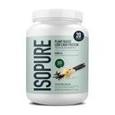 Poudre de protéines à base végétale isopure, sans lactose, sans gluten, avec fer, vanille, 20g de protéines végétales par portion, 1.23 Lb, 20 portions