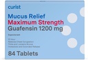 Curist Guaifenesin Mucus Relief 1200 mg Maximale Stärke OTC - 84 Count Extended Release Tablets - Reduce Mucus Clear Congestion (84 Count Tablet Bulk Pack)