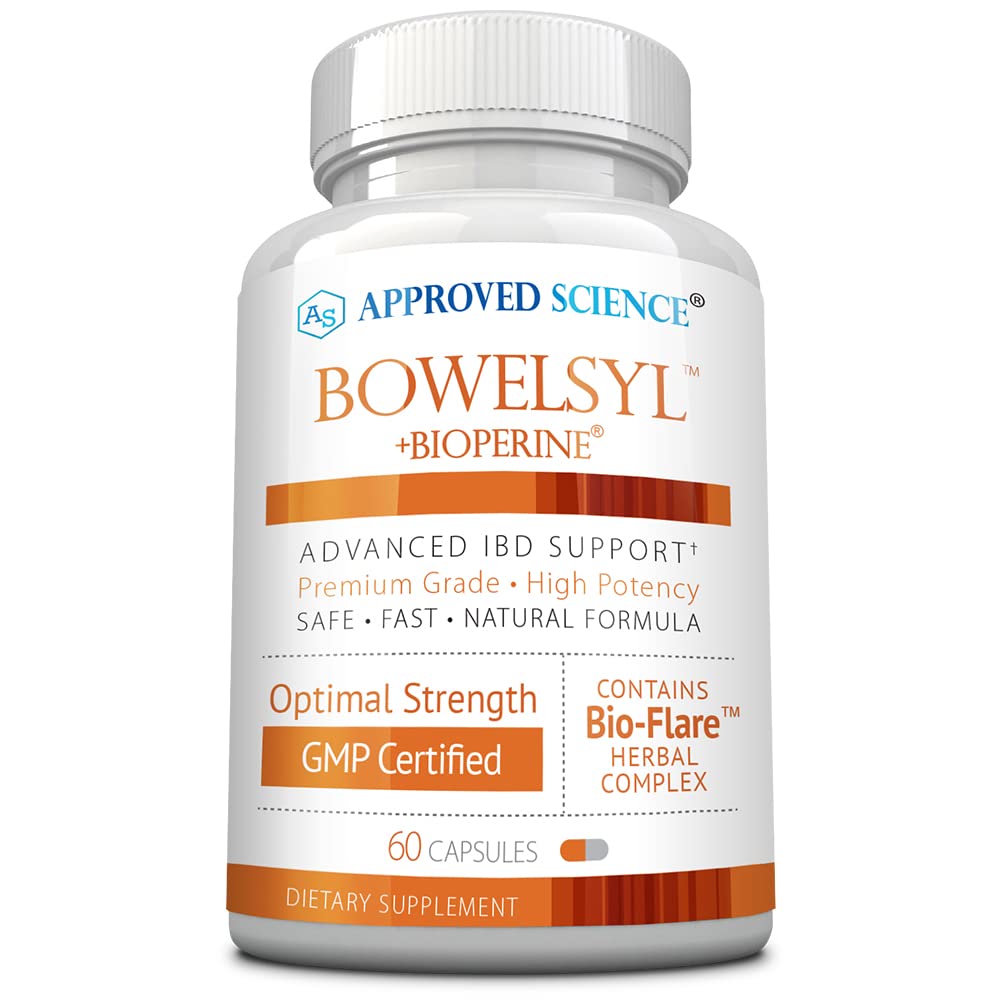 Approved Science Bowelsyl - 60 Capsules - Supports GI Tract, Soothes Colon, Restores Nutrients - High Absorption - All Natural, Non-GMO