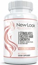 Nouveau look Vitamines de soutien de la croissance des cheveux pour les femmes et les hommes.
