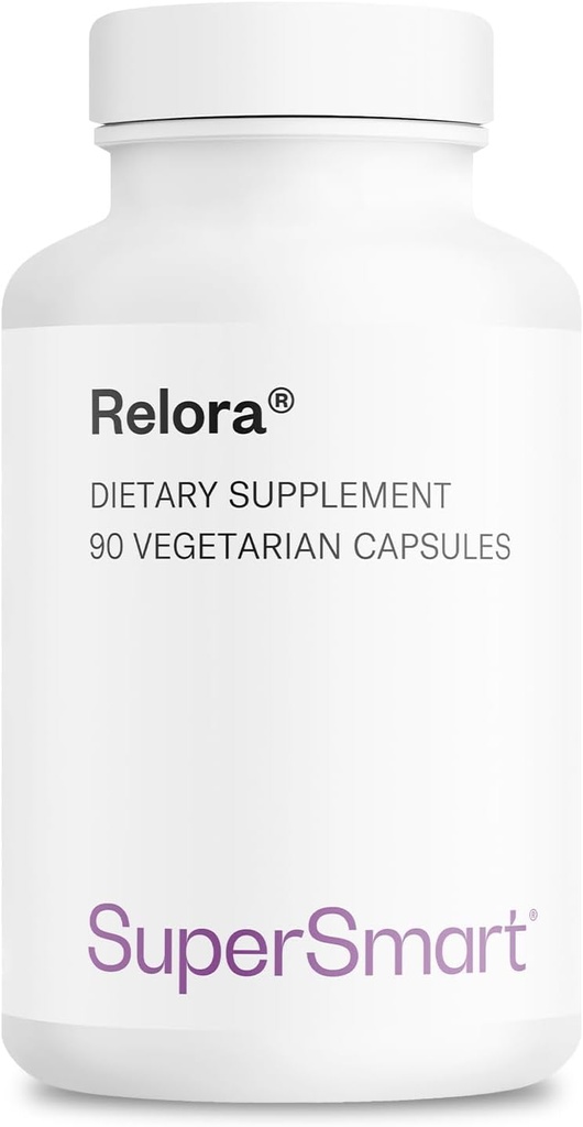 SuperSmart Relora 750mg al giorno - Magnolia Officinalis & Phellodendron Amurense Extract Supplement | Non-GMO & Gluten Free - 90 capsule vegetariane
