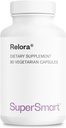 SuperSmart Relora 750mg al giorno - Magnolia Officinalis & Phellodendron Amurense Extract Supplement | Non-GMO & Gluten Free - 90 capsule vegetariane