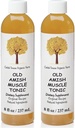 Caleb Treeze Old Amish Muscle Tonic 8 oz, Leg Cramps Relief, Piede Cramps Relief, Gambe irrequiete, Cramps muscolari e Rilievo Spasma - Confezione da 2