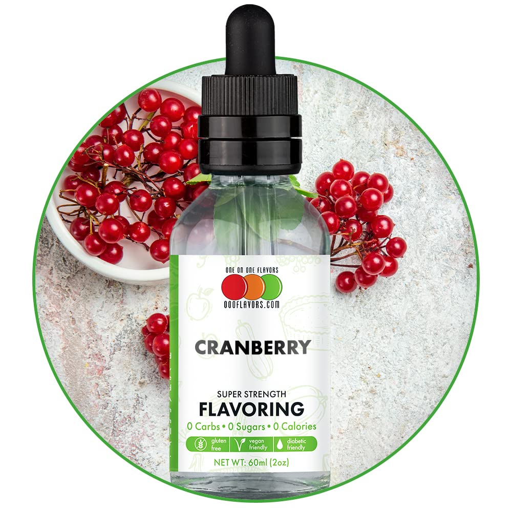 Cranberry Flavored Liquid Konzentrat 2 oz