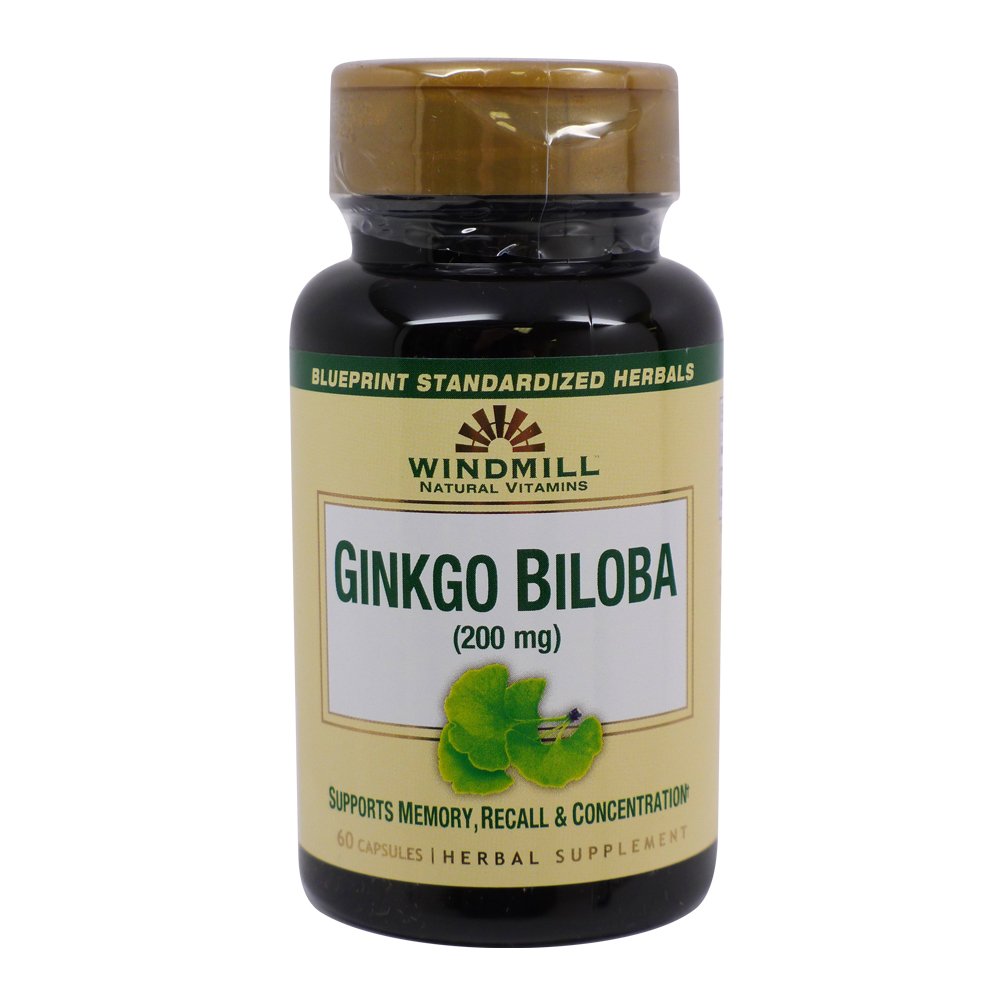 Ginkgo Biloba 200mg 60 Caps by Windmill