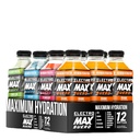 ELECTROMAX SUERO - Zero Sugar Electrolyte Drink – 12-Pack Mix (21.3 Fl Oz Ogni), Idratazione per sport, recupero e uso quotidiano – Magnesio, potassio, zinco, calcio – Calorie zero. (Mix Pack)