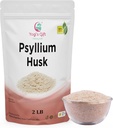 Psyllium Husk Ganze 2 lb (32Oz), Verwendung in Glattereien, Kochen und Backen, Unflavored, Fine Ground, 100% Natural, Non GMO, von Yogi's Gift®