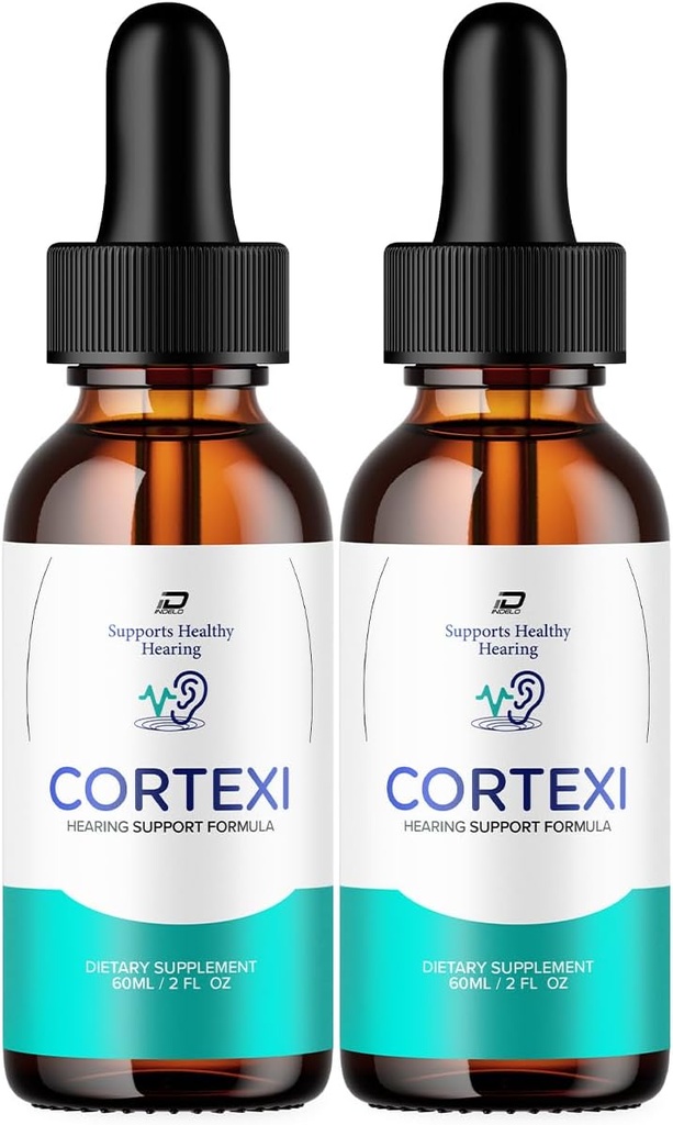 Cortexi Tinnitus Ear Drops - Cortexi 24, Cortexi Liquid Drops, Cortexi Recensioni, Cortexi Drops for Ear Relief (2 Pack - 120 ML)