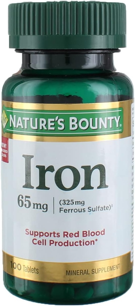 Fer 65 mg, 4 bouteilles (100 Nombre)