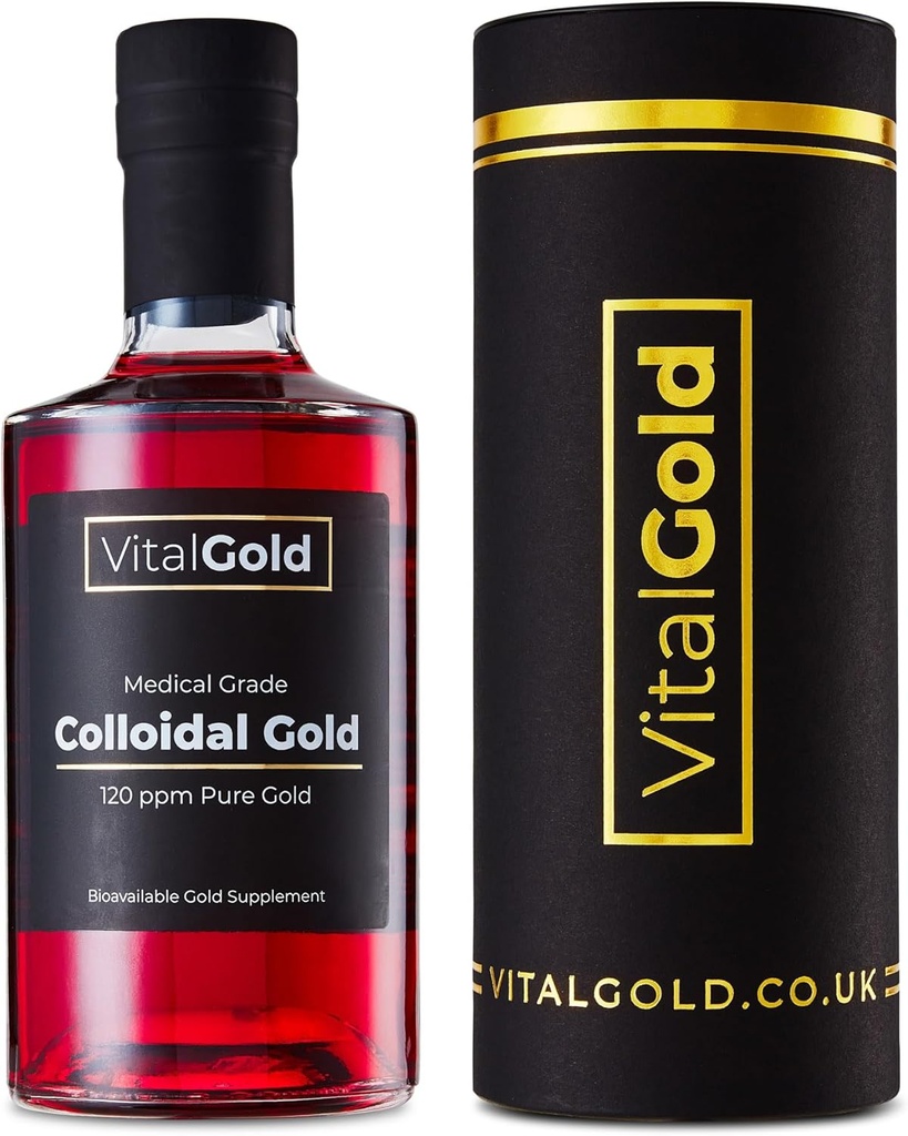 Kolloidal Gold 120 PPM - 500ml - Ultra Strength Gold Supplement