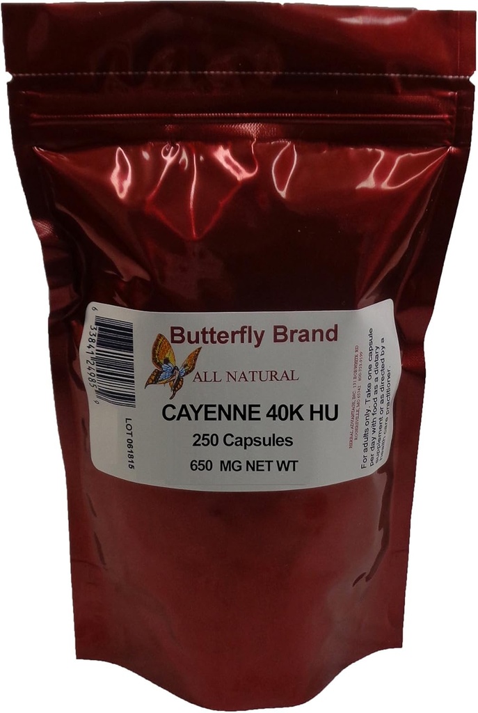 Cayenne 40K HU Kapseln 650mg Tasche von 250