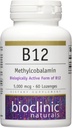 Bioclinic Naturals B12 Methylcobalamin Vitamine, 60 Zähler