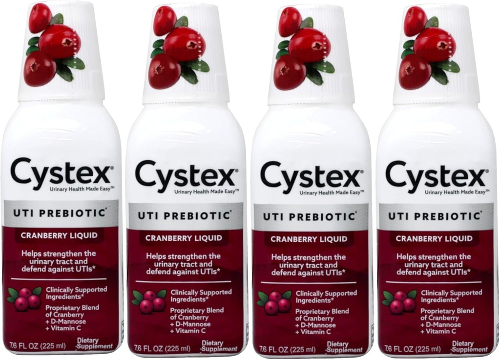 Cystex Liquid Cranberry Complex, 7.6 Fl Oz (Pack mit 4)