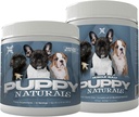 Puppy Naturals | Muscle Building Immunity Milk Replacer + 10 in 1 Puppy MultiVitamin Nutrient Chew | Veterinarian Formulated. Supporto nutrizionale per i cuccioli in crescita (60 porzioni).