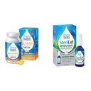 TheraTears Omega 3 Supplement, 1200mg, 90 ct (Pack von 1) & SteriLid Eyelid Cleanser und Face Wash, für gereizte Augen, 2 fl oz Spray