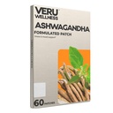 Veru Wellness Ashwagandha Patch - Stress Relief, Natural Mood Support, Stress, Energy et Focus Support Patch (60 comte)