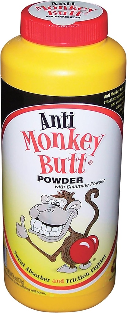 Anti scimmia Butt Polvere con Calamine - 6 oz.