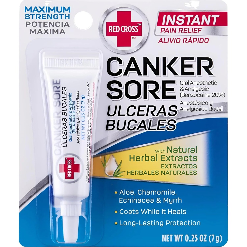 Croce Rossa Canker Sore Farmaco - 0.25 Oz (Packaging May Vary)