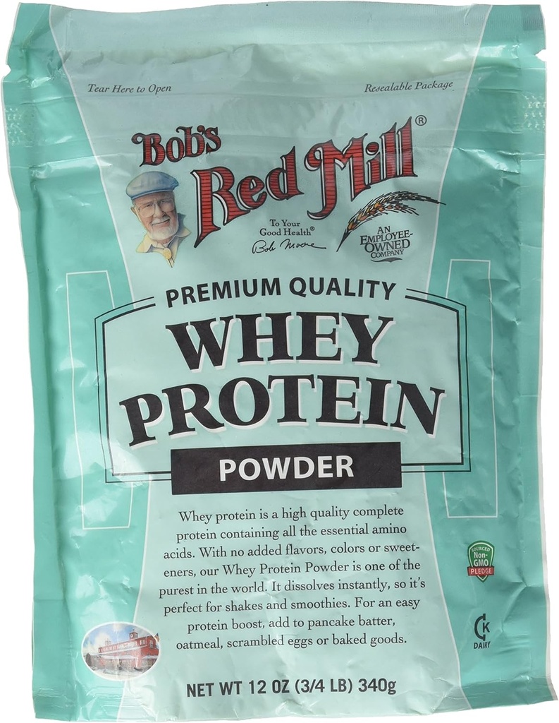 Concentrato di proteine del mulino rosso di Bob, sacchetti di 12 once (pacchetto di 4)