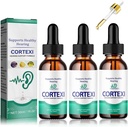 REYROB 3 Pack Traitement de l'acouphène Cortexi, [1x30ML] gouttes de soutien auditif Cortexi, gouttes de formule avancées Cortexi pour la santé de l'oreille