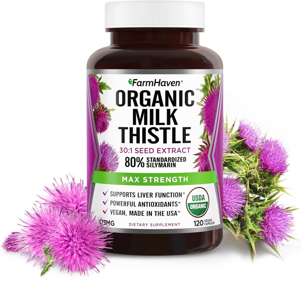 FarmHaven Pure Milk Thistle, Thistle Milk Supplements, Thistle Milk Seeds, Milk Thistle Supplements Kapseln, Milk Thistle Powder Form, Milk Thistle Capsules