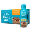 GNC Lean Shake Burn with Caffeine, Meal Sostituzione, Chocolate Mocha, 25g Protein, Clinically Proven Weight Management, Ready To Drink, Zero Aggiunto Sugar, 14 oz Bottiglie, Confezione da 12