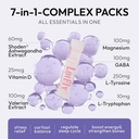 JustCalm Powdered Drink Mix – Stress Relief Balanced Cortisol Levels Relaxation & Better Sleep – Mit Magnesium, Vitamin D, Valerian Root, Tyrosin, GABA & Shoden® Ashwagandha – Non-GMO – 10 Ct