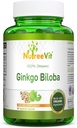 NutreeVit Ginkgo Biloba Integratore di erbe capsule (60 Conte)