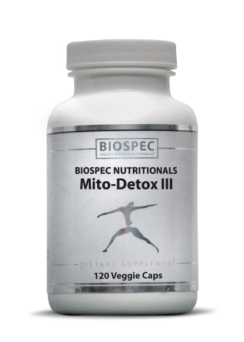 BIOSPEC NUTRITIONALS Mito-Detox III – N-Acetyl Cystein (NAC), Acetyl L-Carnitin, Alpha Lipoic Acid (ALA), Co-Q-10