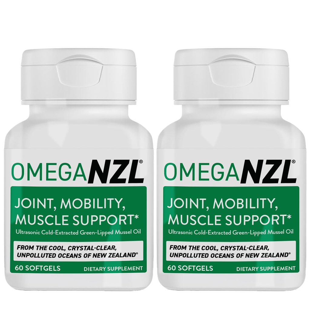 Originale Omega-3 Joint Support Supplement, Miglior sollievo del muscolo naturale, Olio di Mussel verde-lipped, 120 Softgels, Nessun retrogusto Pesceso