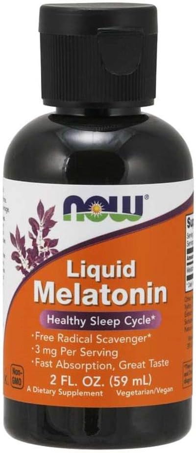 Ora Alimenti Melatonina liquida, 2 Fl Oz, Confezione di 2 (Packaging May Vary)