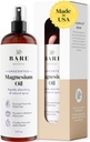 Bare Botanics Unscented 16oz Pure Magnesium Spray olio da The Dead Sea | Rapidly Absorbing | Handpoured in Madison, WI | Supports Sleep & Soothes Sore Muscles