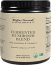 Miscela di funghi fermentati | da 6 funghi coltivati Premium | Prebiotici, fibre e vitamina C per l'immunità | Non OGM | Gluten-Free | 210g