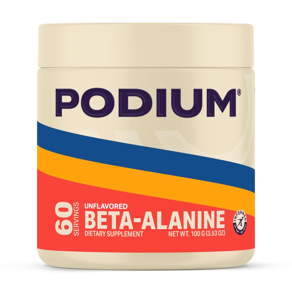 Podium Nutrition, Solos. Bêta Alanine, 60 portions, non aromatisé, stimuler la performance athlétique