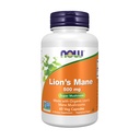 NOW Foods Supplements, Lion's Mane 500 mg, Super Mushroom, Realizzato con Organic Lion's Mane Mushrooms, 60 Veg Capsules