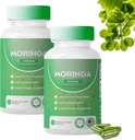 Estratto di caffè verde, Estratto di caffè verde estratto - 800mg di Nutrient-Rich Moringa- promuove l'energia, Gut Well-Being (2PCS)