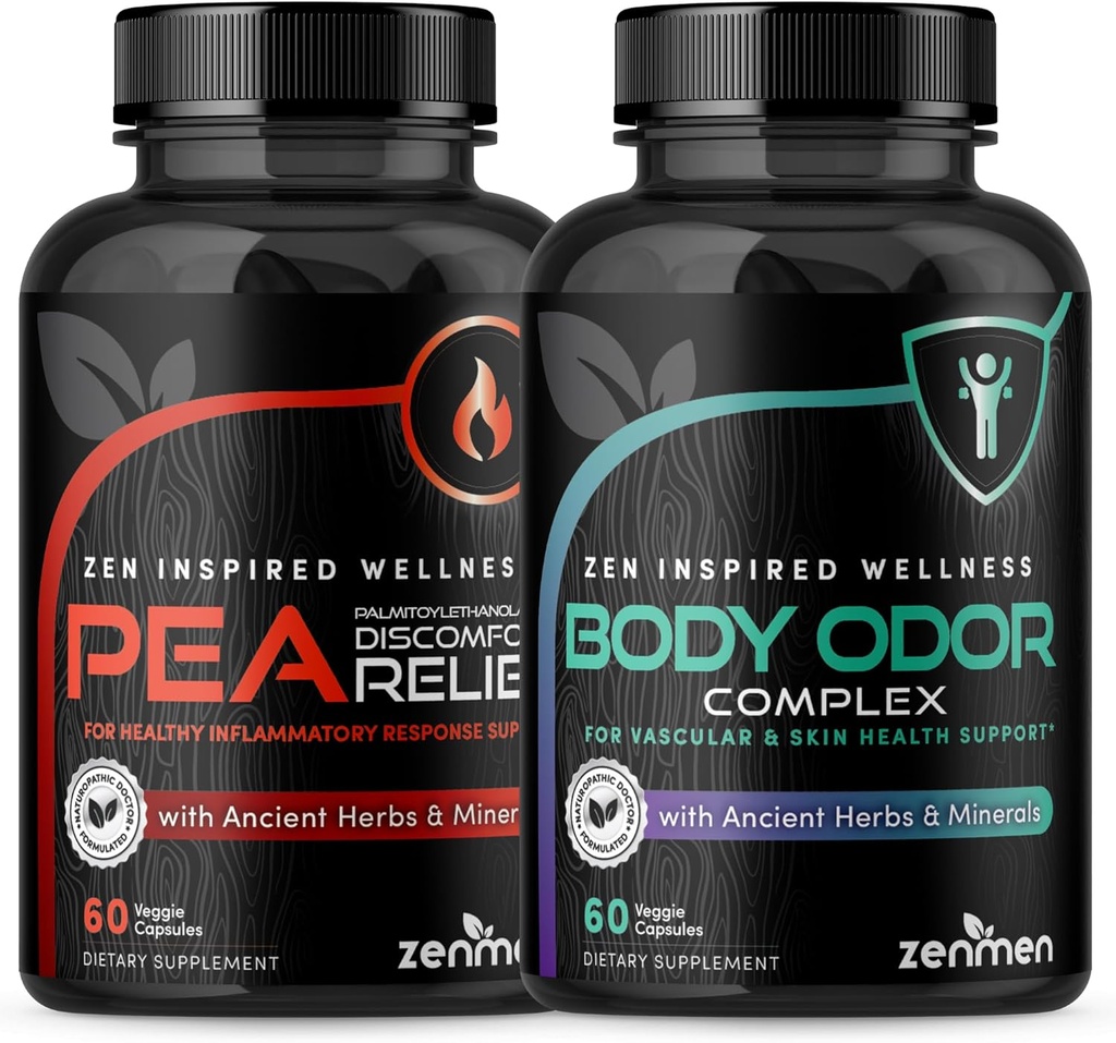 Zenmen Ensemble général de bien-être: supplément pour le corps et capsules de pois