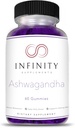 Gummies di Ashwagandha con Ciliegia, Raspberry e Pomegranate Flavor, 60 Conte (Pack of 1)