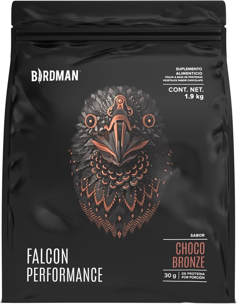 BIRDMAN Falcon Performance Premium Sport Protein Powder Plus Kreatin, 31g Protein und 5g Kreatin pro Servierung, keine Entzündung, keine Akne, Schokoladengeschmack | 1.9Kg