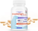 Supporto per il fegato e supplemento di salute per cani di grandi dimensioni – (Milk Thistle Dogs) Silymarin & Silybin Formula, (Same), S-Adenosylmethionine, 30 compresse per il fegato Detox & Supporto per cani