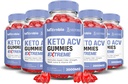 (5 Pack) Microbio Keto ACV Gummies Extreme 2000MG Micro Bio Keto Gummis Apfel Apfelessig Formuliert mit Granatapfelsaft Pulver B12 Vegan Non GMO 300 Gummys