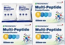 Polvere multi-peptide, 5 Peptidi proteici piccolo-molecule: Soia, Ovalbumina, siero, cetriolo marino e peptidi Shiitake, assorbimento del 100%, 62% proteine, Omega 3 &6, vitamine e minerali (3 scatole)