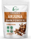 Poudre d'écorces d'Arjuna biologique de Terminalia Arjuna de l'Ayurvedic Coeur Poudre de santé de l'USDA certifiée par Proud Planet (16 Ounce)