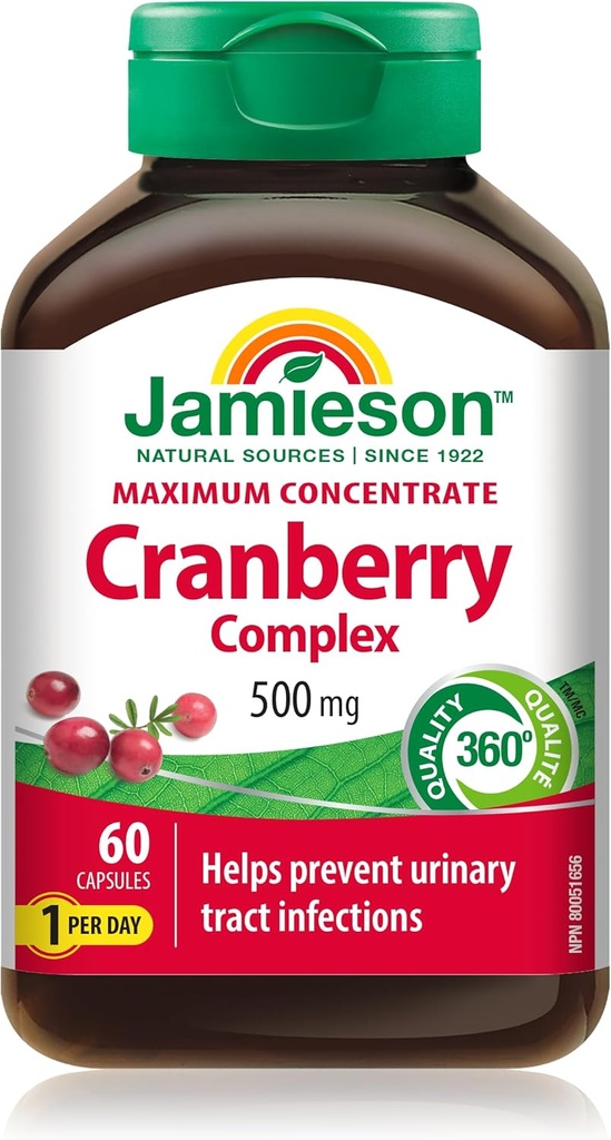 Jamieson Concentrate Maximum Cranberry Complex Capsule