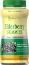 Puritan's Pride Elderberry Gummies mit Vitamin C, D & Zink, 70 Graf